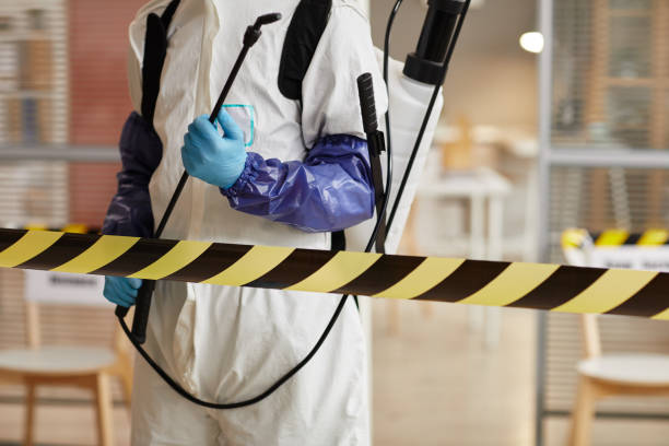 Professional Blood Cleanup technician working in Center Hill, FL